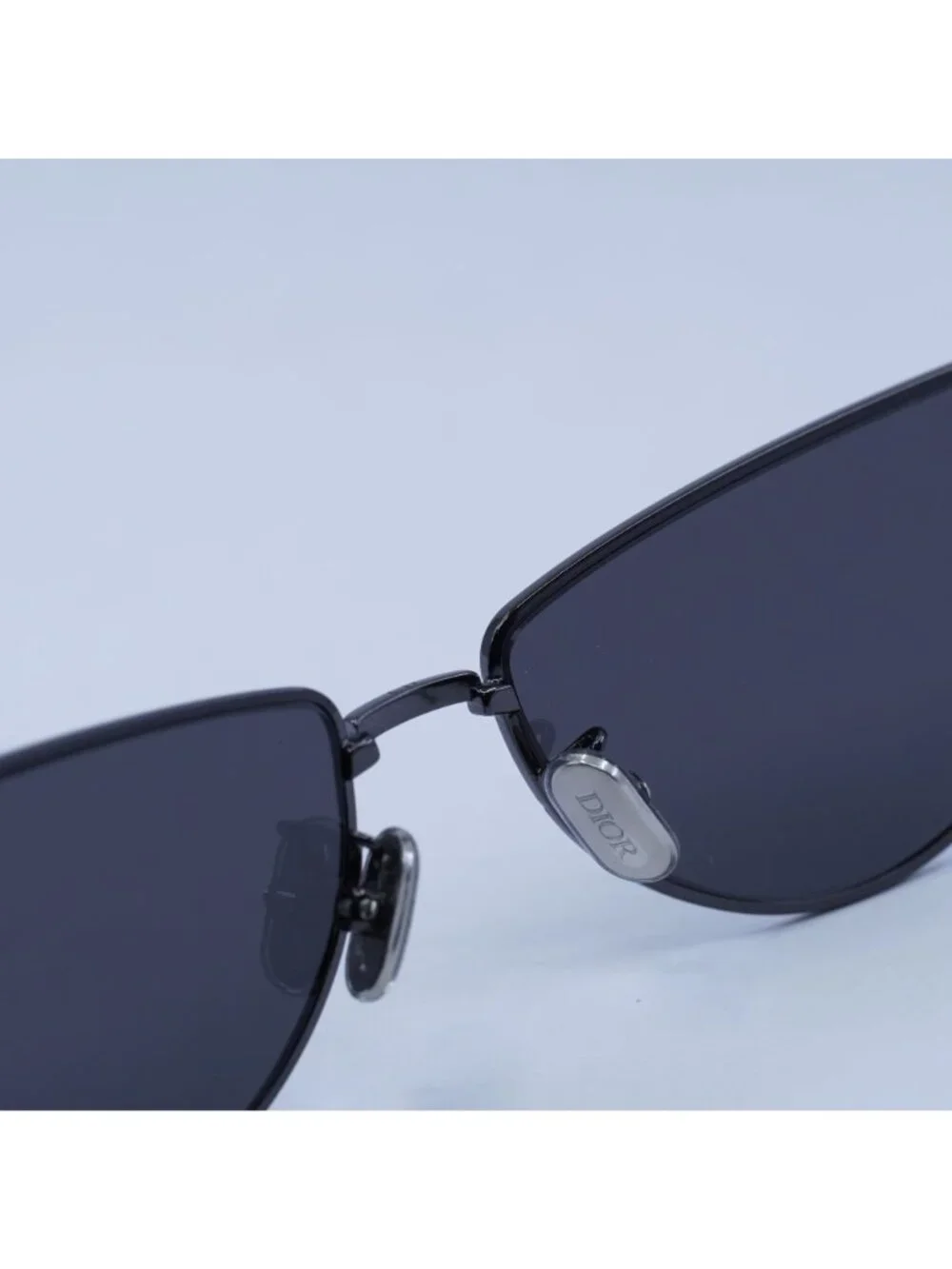 Dior MISSDIOR B1U H4A0 Sunglasses Gunmetal Cat Eye Frame, Grey Lenses